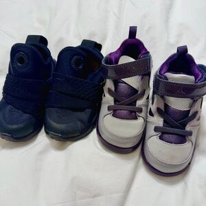 Set of Nike Air Jordan & Air Huarache Kids Sneakers - Toddler Sz 7